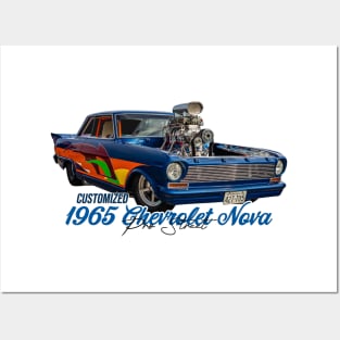 Customized 1965 Chevrolet Nova Pro Street Posters and Art